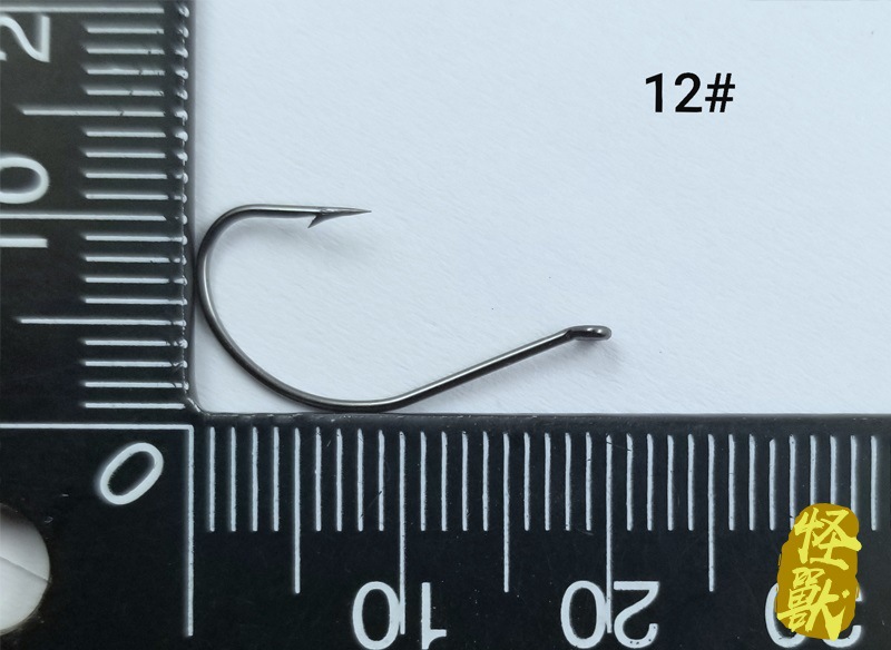 약간 슬라임 얇은 낚시 후크, 스트림 고탄소강 가시 낚 - Fishing Hook Circle 리뷰 및 가격