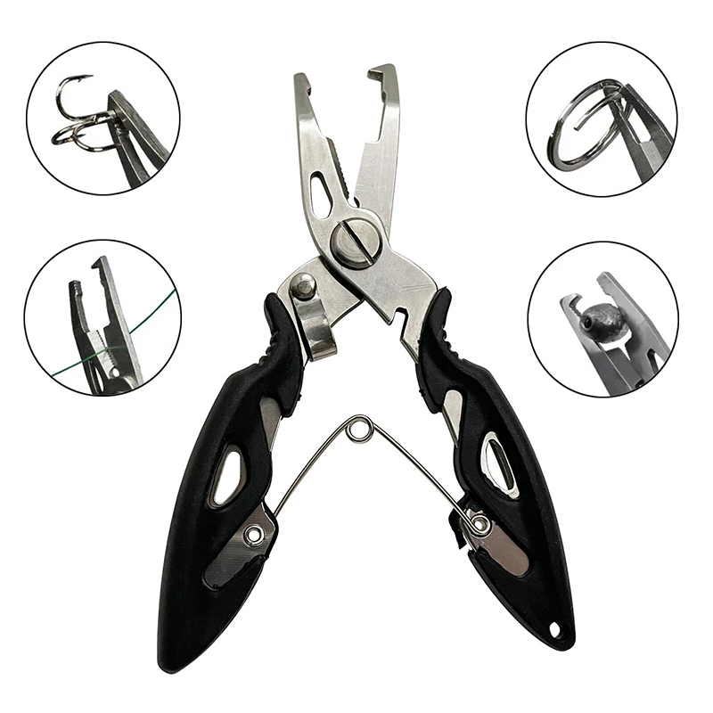 다기능 곡선형 낚시 플라이어 가위, 브레이드 라인 루어 - Fishing Hook Remover 리뷰 및 가격