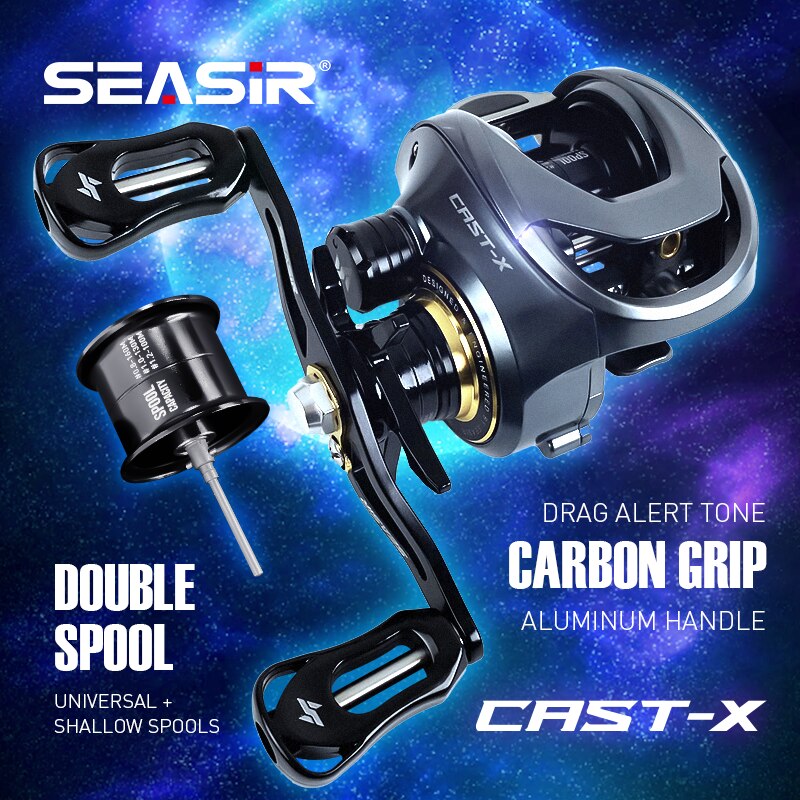 SEASIR Cast-X 베이트캐스팅 릴 7.3:1 H - Abu Garcia Reel Max 리뷰 및 가격