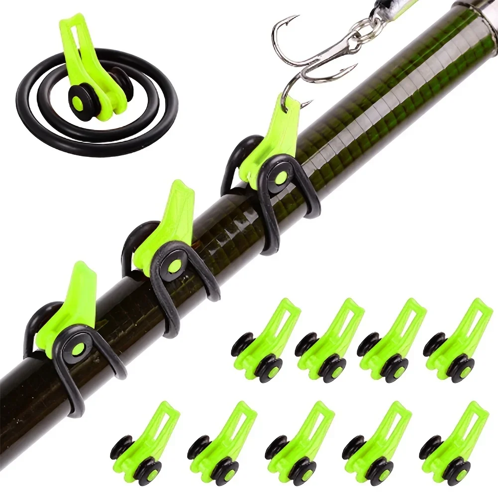 10개/몫 낚싯대 폴 후크 키퍼 - 안전하고 쉬운 낚시 - Fishing Hook Jig 리뷰 및 가격