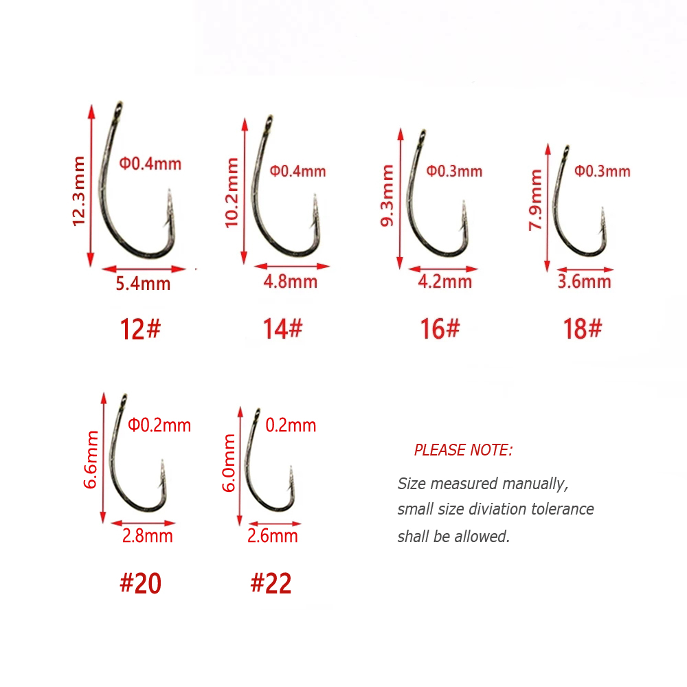 빔무 50/100/200PCS # 12 ~ # 22 플 - Fishing Hook Barbless 리뷰 및 가격