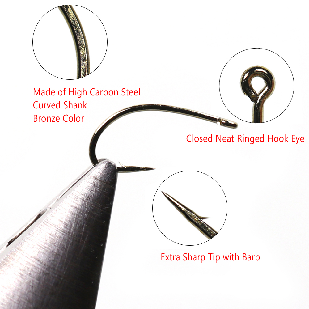 빔무 50/100/200PCS # 12 ~ # 22 플 - Fishing Hook Barbless 리뷰 및 가격