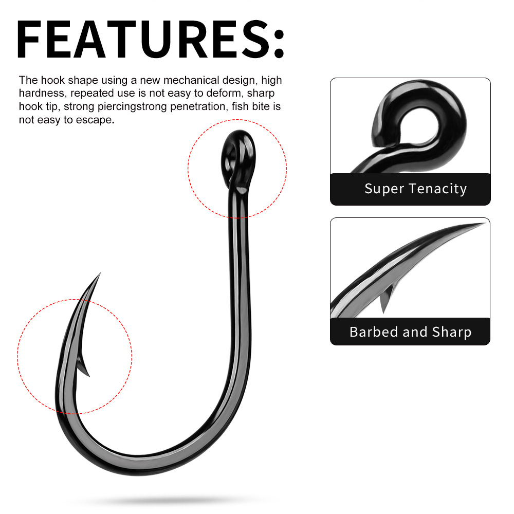 바다 낚시 해양 큰 게임 물고기에 대한 반지가있는 바닷 - Fishing Hook Assortment 리뷰 및 가격